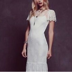 Free People Sophia Lace Maxi Dress